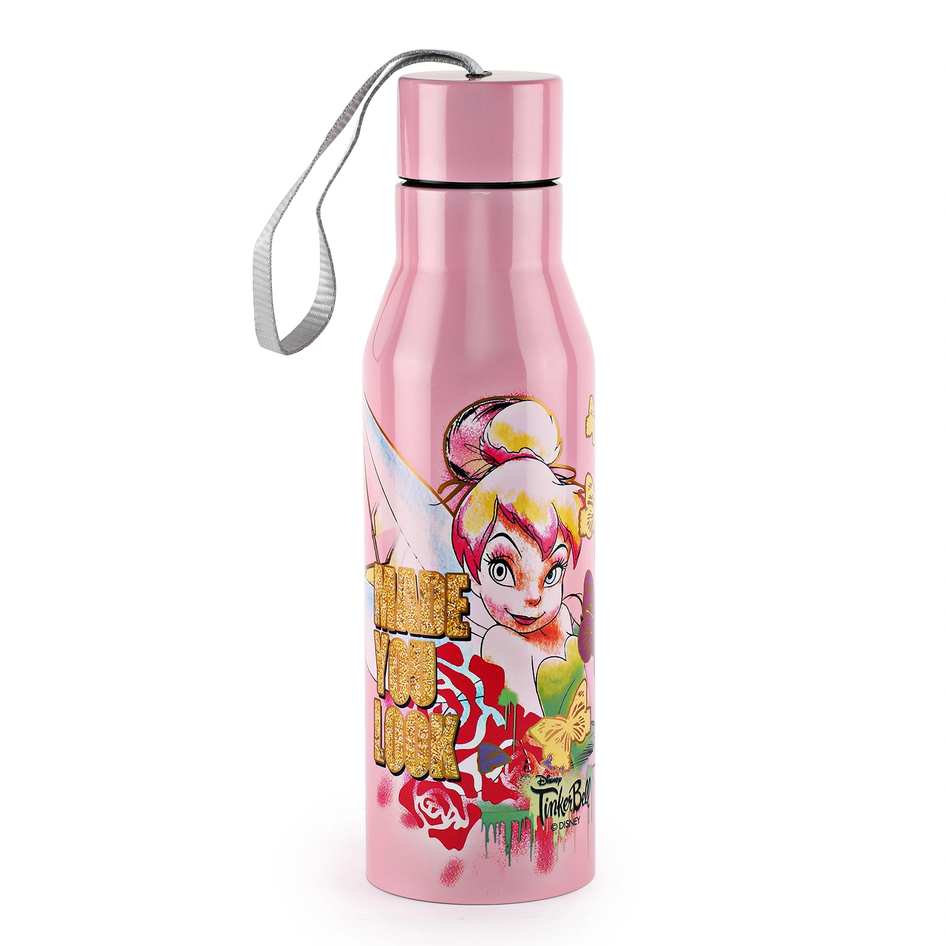 Buy Stainless Steel Princess Kids Sipper Bottle Flask Water Bottle 500 ML