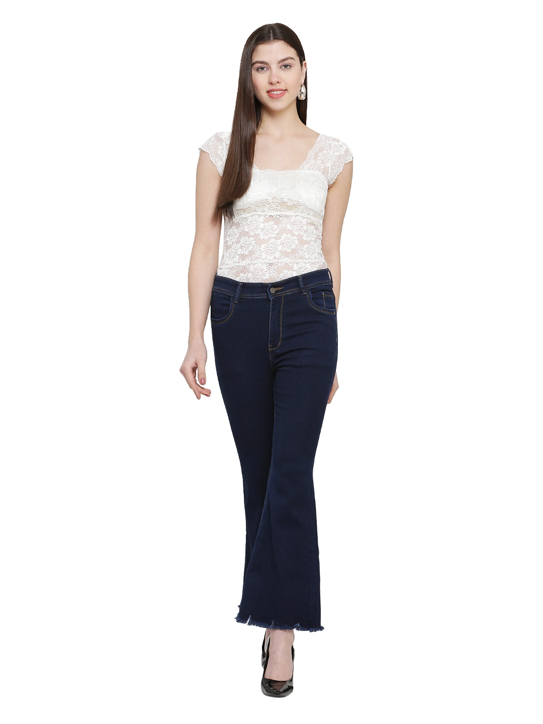 River of Design Ivana Hype Flare Jeans-5101_DRKBLU_28