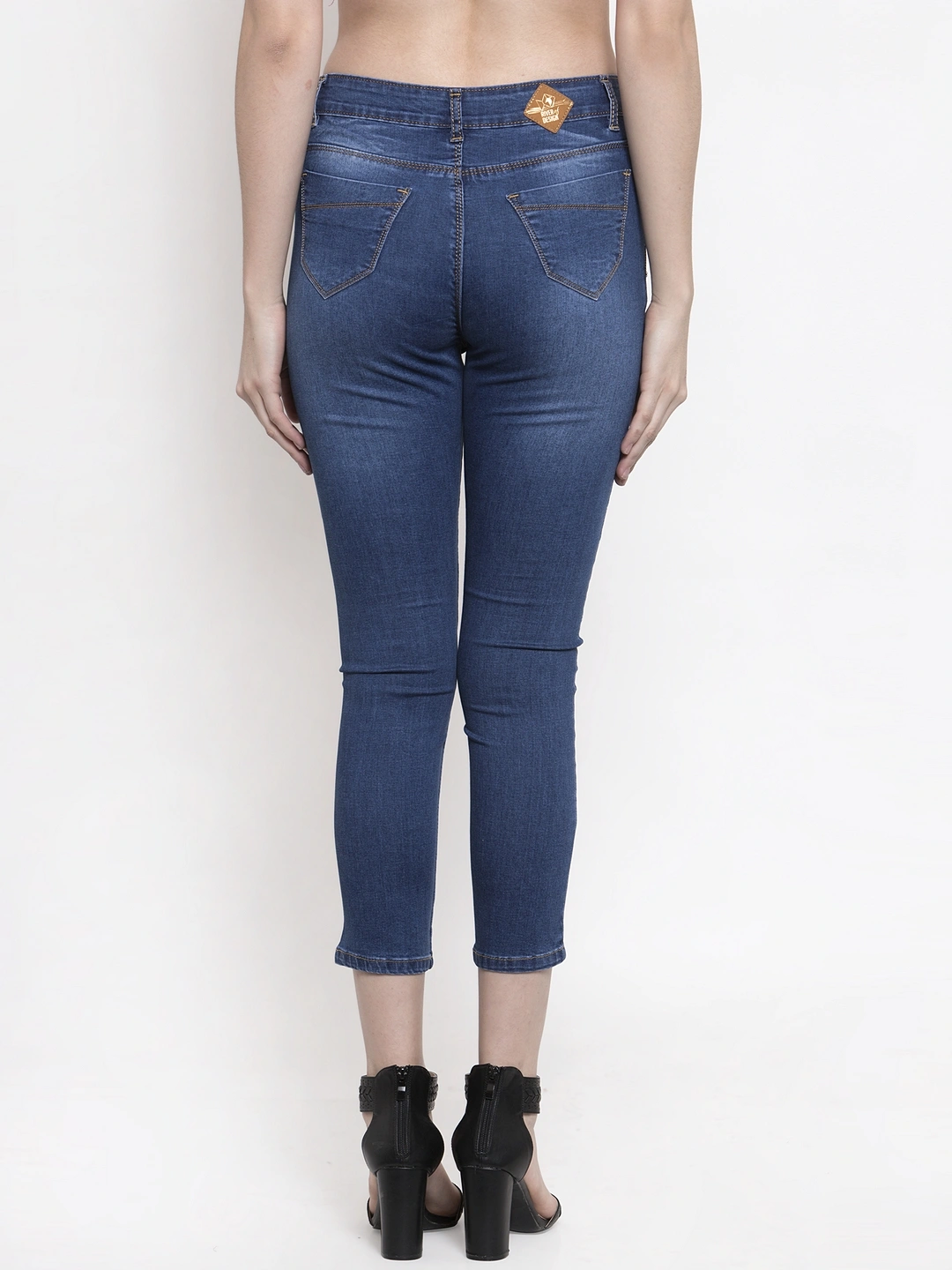 River of Design Ivana Ready Skinny Jeans-28-Dark Blue-3