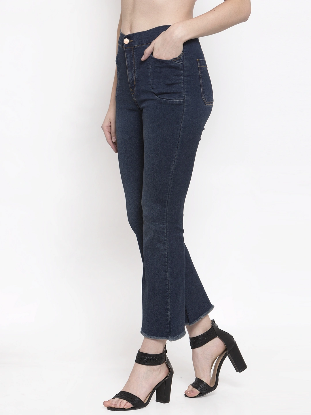 River of Design Ivana Mobility V2 Flare Jeans-30-Dark Blue-2