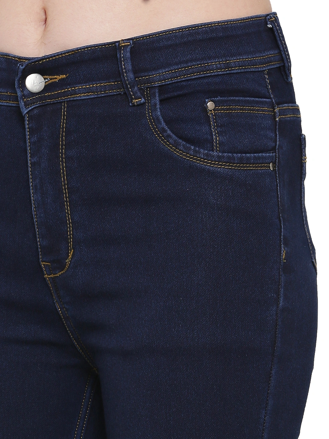 River of Design Ivana Hype Flare Jeans-32-Dark Blue-5