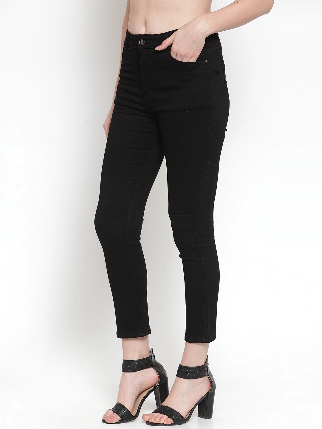 River of Design Ivana All Black Anytime Skinny Jeans-Black-34-2