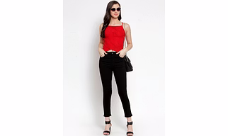 River of Design Ivana All Black Anytime Skinny Jeans