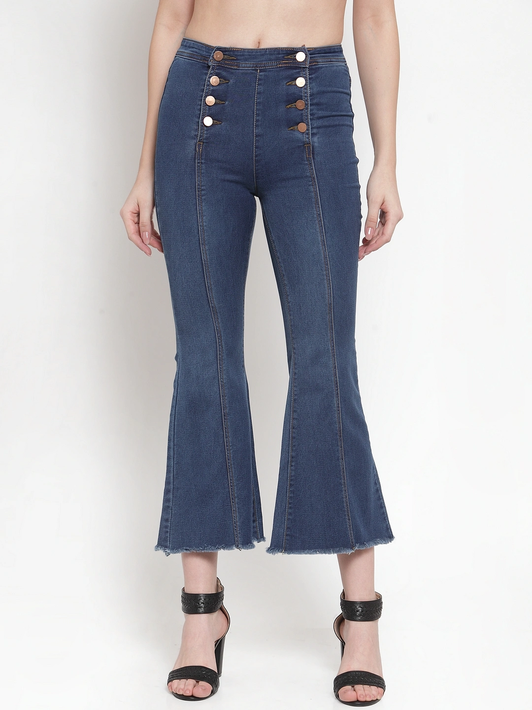 River of Design Killing It Flare Jeans-Dark Blue-32-1