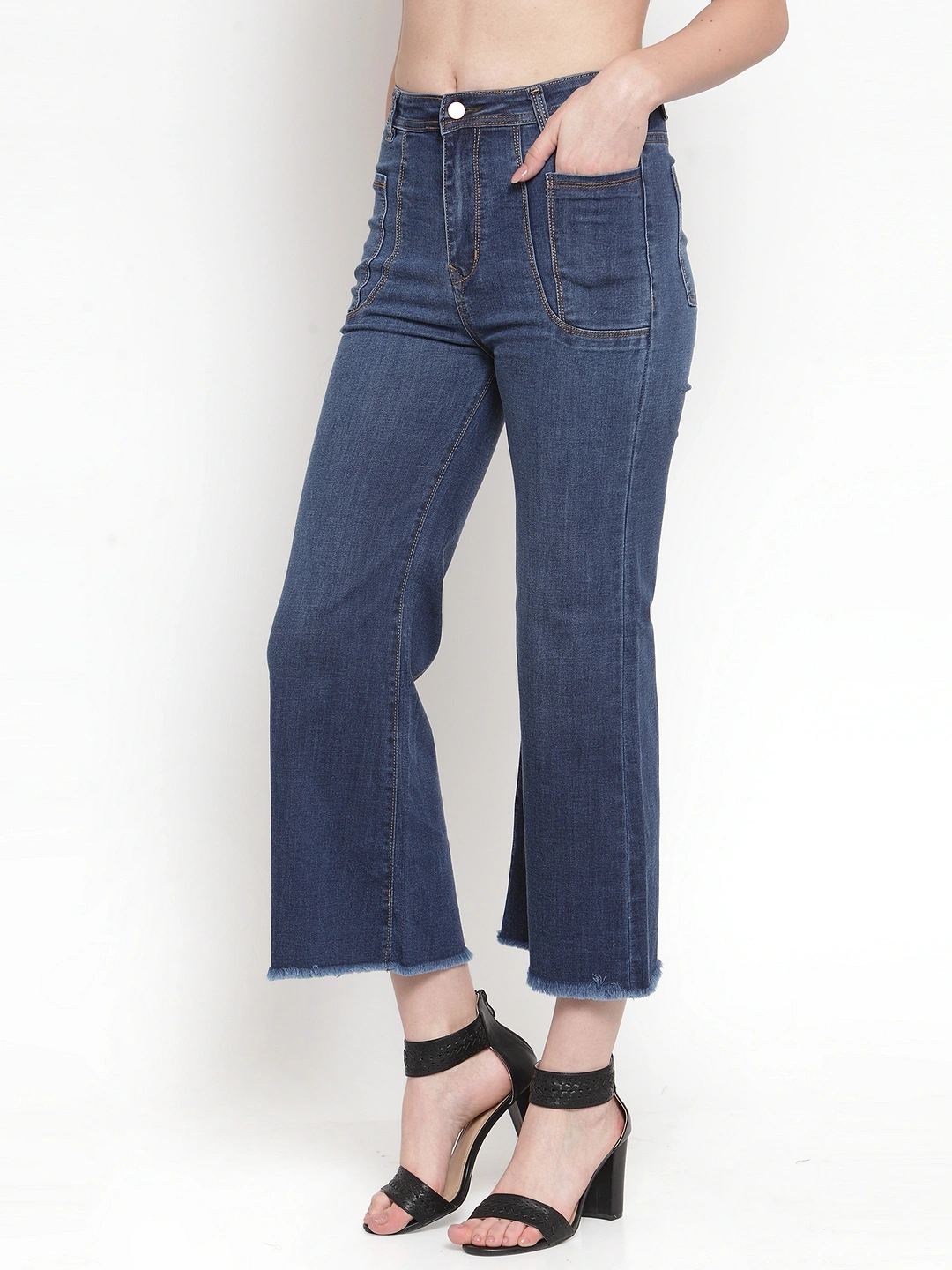 River of Design Ivana Mobility Flare Jeans-Blue-30-2