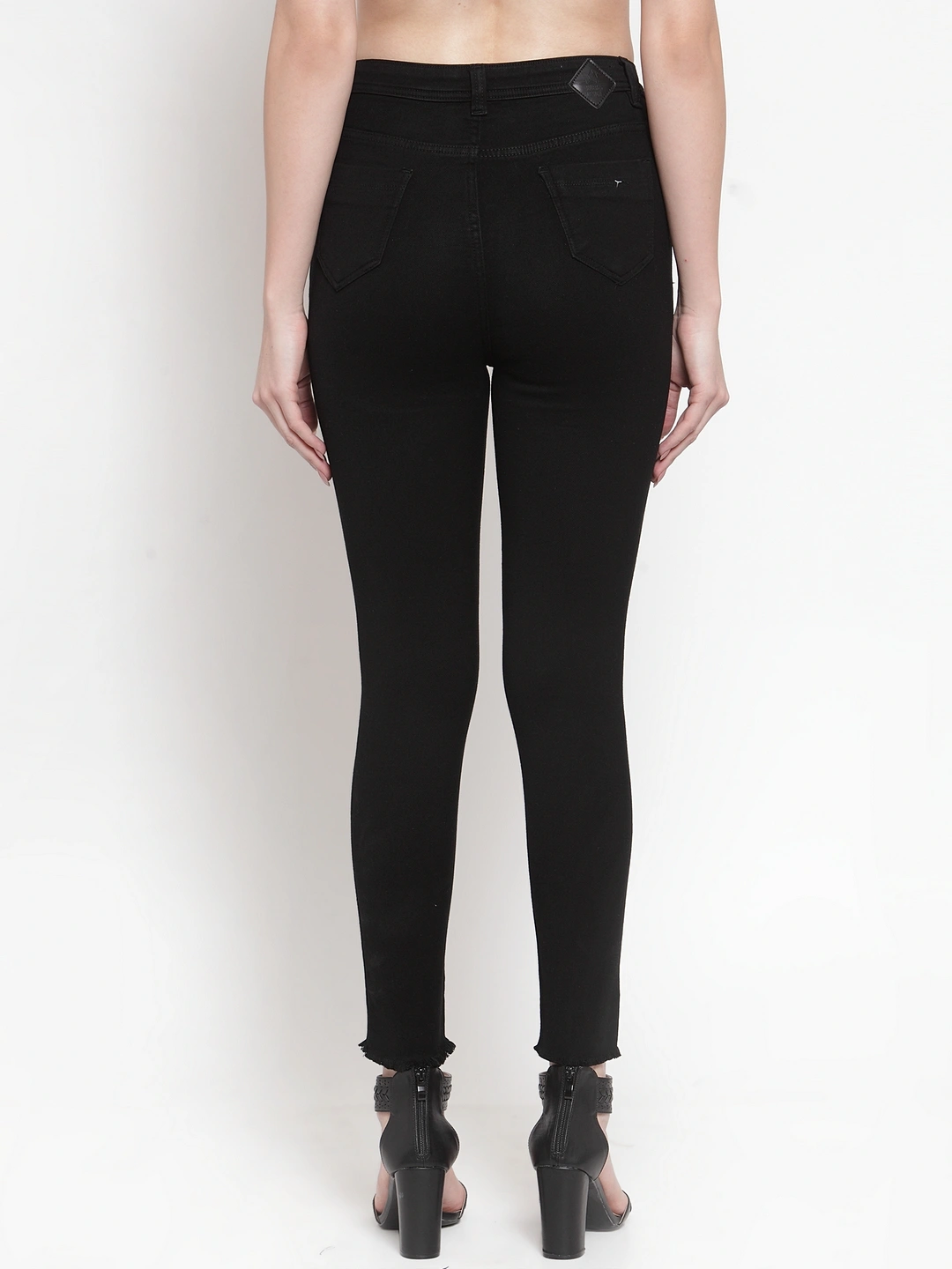 River of Design Ivana Trend Crop Jeans-Black-30-3