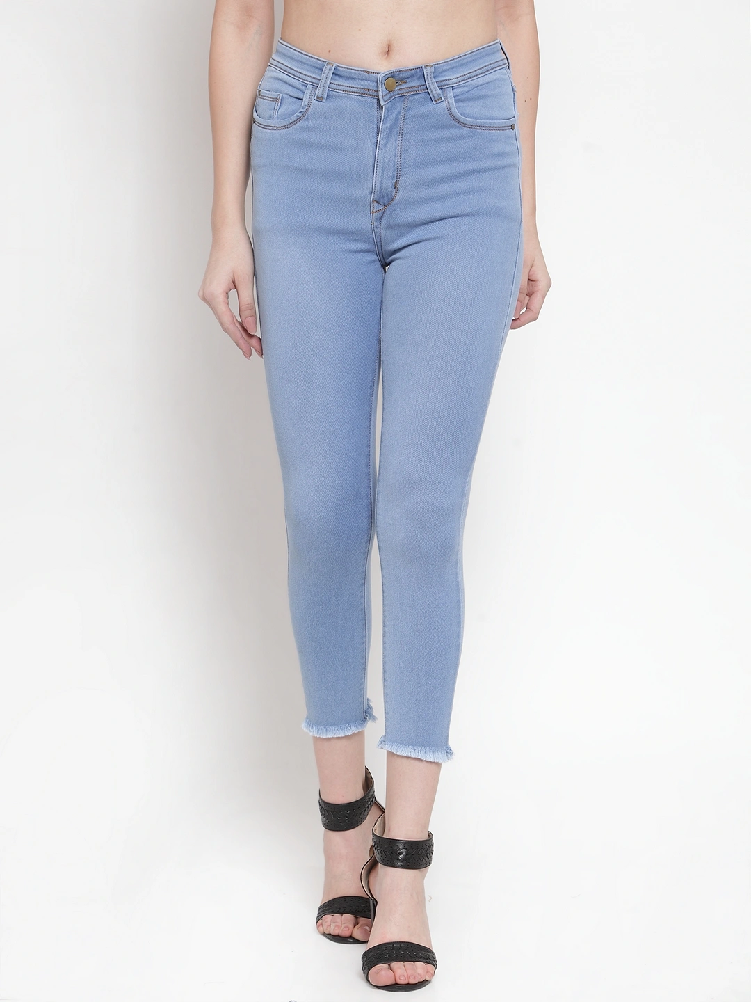 River of Design Ivana Trend Crop Jeans-30-Light Blue-1