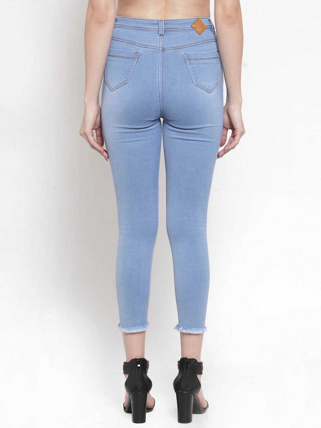 River of Design Ivana Trend Crop Jeans-30-Light Blue-3