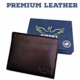airsky leather wallet
