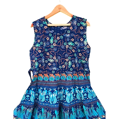Famous Jaipuri Print Dress-Free Size-1