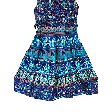 Famous Jaipuri Print Dress-Free Size-2