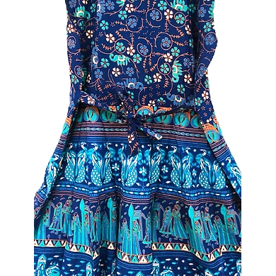 Famous Jaipuri Print Dress-Free Size-3