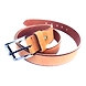 Brown Leather Belt-34-3-sm