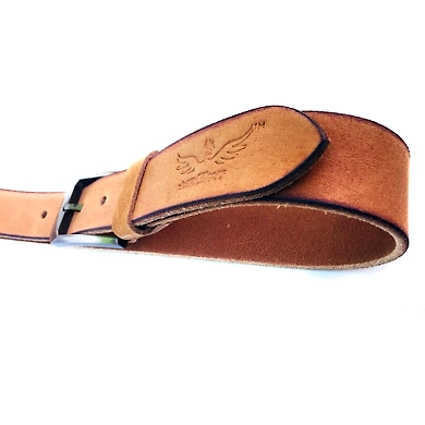 Brown Leather Belt-34-2