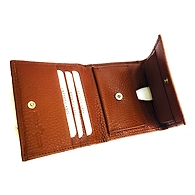 Genuine Leather Folding Wallet
