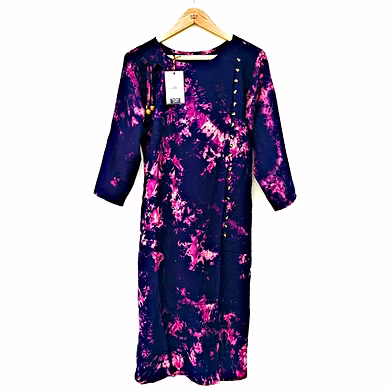 Flower Print Kurti-XL-3