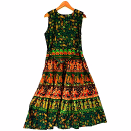 airsky jaipuri print dress
