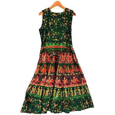 Jaipuri Print Dress-ASFW985642