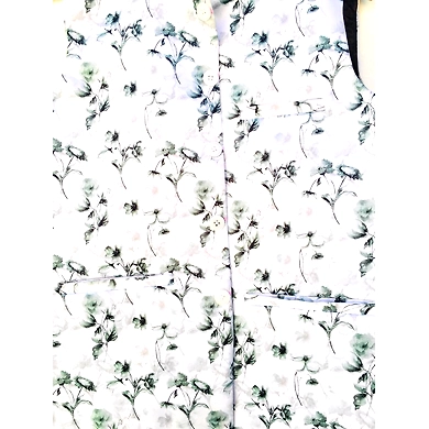 Flower Print Waistcoat-L-3