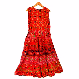 airsky jaipuri print dress