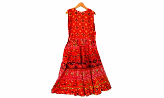 Jaipuri Print Dress