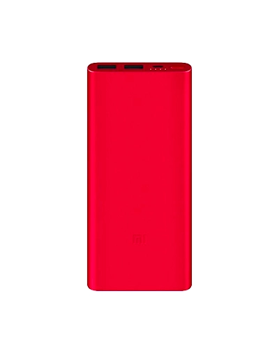 Mi 10000mAH Li-Polymer Power Bank 2i (Red) with 18W Fast Charging-Redmi 5