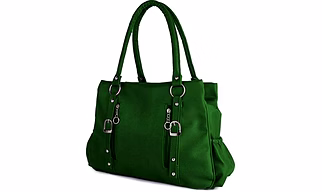 Fab Deals women handbag green shoulder bag