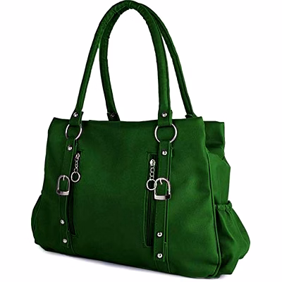 fab deals women handbag green shoulder bag