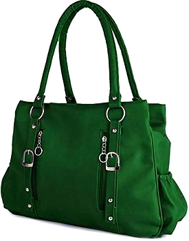 Fab Deals women handbag green shoulder bag