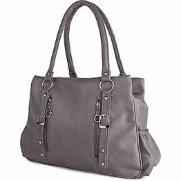 fab deals women handbag grey shoulder bag
