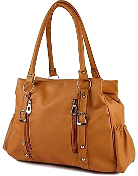Fab Deals women handbag beige shoulder bag