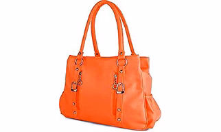Fab Deals women handbag peach shoulder bag