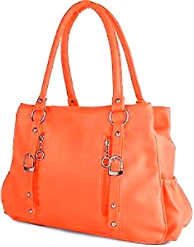 Fab Deals women handbag peach shoulder bag
