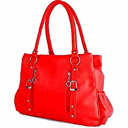 fab deals women handbag red shoulder bag