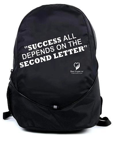 Deal Especial Success 30 Litre Anti Theft Backpack with USB Charging Port - Black (Waterproof, Cut P-DE_FHB_090B