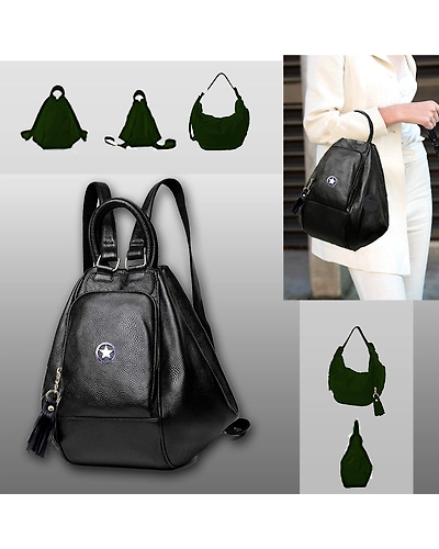 Backpack for girls by Deal Especial-Black-2