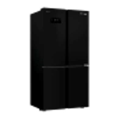 626 L Side by Side Refrigerator (Black Glass) RSB64GF-1
