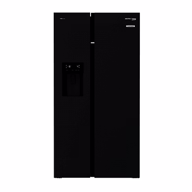 634 L Side by Side Refrigerator (Black Glass) RSB65GF-Volta968