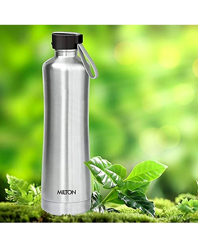 Milton Tiara-1100 Stainless Steel Bottle, 900ml, Silver-BE59890