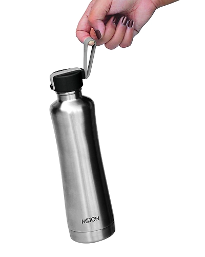Milton Tiara-1100 Stainless Steel Bottle, 900ml, Silver-2