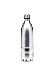 Milton Thermosteel Duo Deluxe Vacuum Insulated Flask, 1L (Silver)
