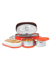 Milton Executive Lunch Box Set, 3-Pieces, 260 ml, Orange