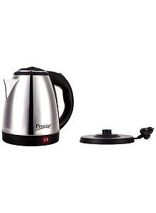 Prestige Electric Kettle PKOSS - 1500watts, Steel (1.5Ltr), Black