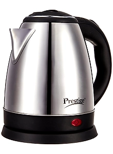 Prestige Electric Kettle PKOSS - 1500watts, Steel (1.5Ltr), Black