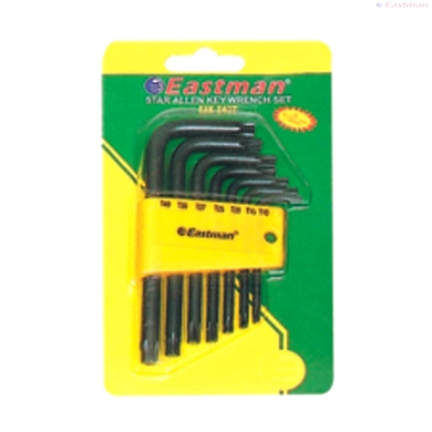 7 PCS. Star Allen Keys Set - Short Pattern - CRV | EAK-2407-111Eastman