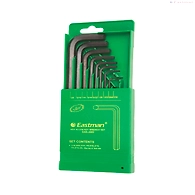 9 PCS. Hex Allen Keys Set - Short Pattern - CRV | EAK-2403