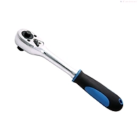 Oval Head Ratchet Handle - With Quick Release - CRV | E-2203E