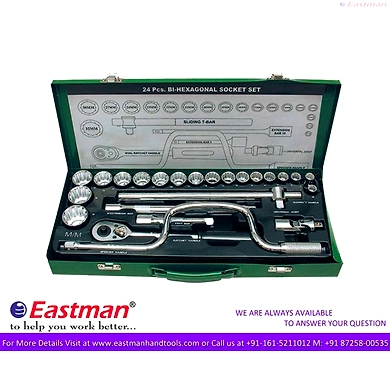 1/2 SQ. DRIVE SOCKET SET-233Eastman