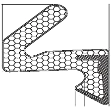 ENOX Wooden Door Seal ESEAL - 015-502Enox