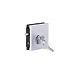 ENOX™ Glass Door Lock EPF-754 Glass Door Lock (Square) With Bolt Latch-771Enox-sm